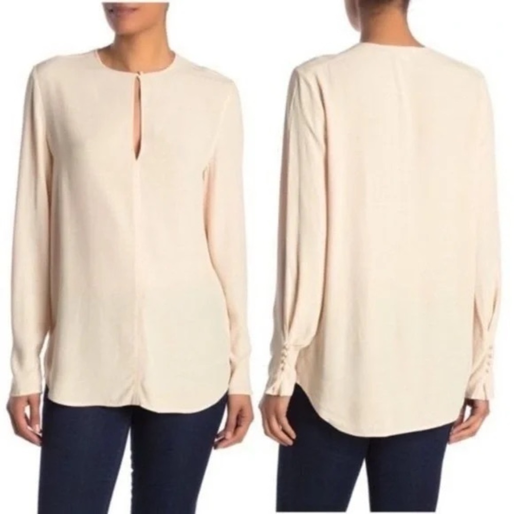 New Equipment Racquel Blouse Top Brazilian Sand NWT Business Casual Women’s XS